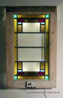 Lampen - Wandlamp in wit kozijn