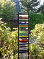 Tuinobject glas in lood - Kleurenspel