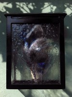 Buitenlantaarns - Buitenlantaarn blauw glas