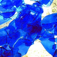 Engel, blauw glas-3